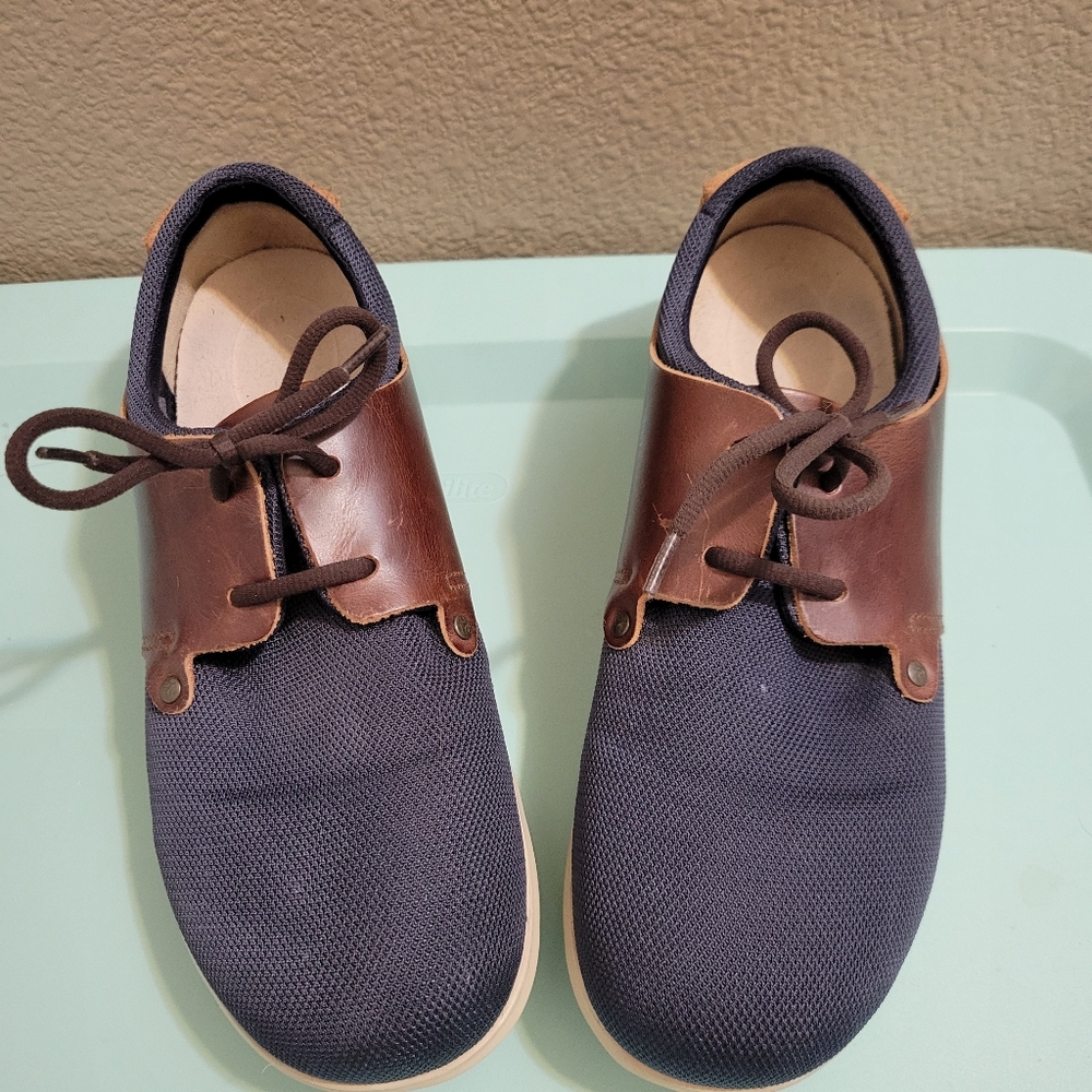 Birkenstock Minot Navy mesh and leather shoes 40 Regular women's 9 EUC!!!